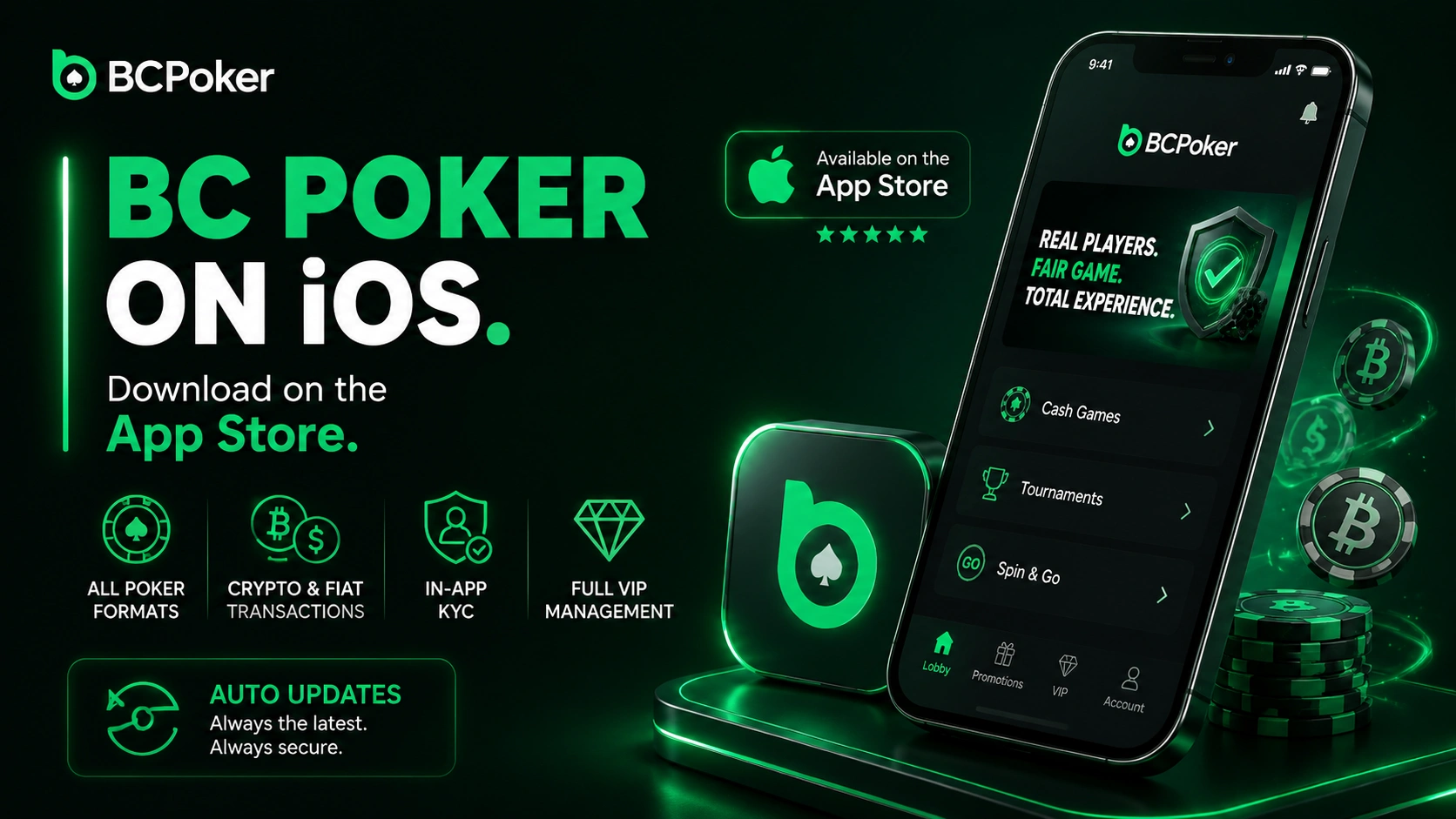 BC Poker iOS App Store download mobile poker app interface